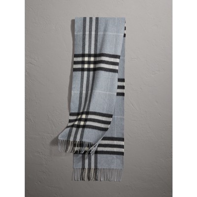 burberry cashmere scarf grey