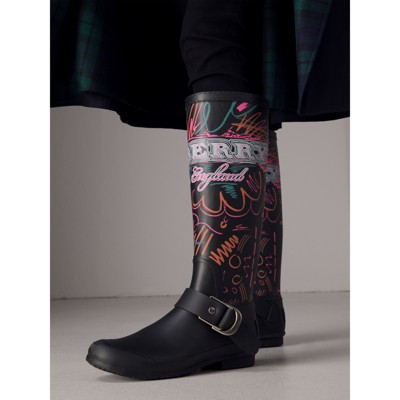 burberry rain boots womens pink