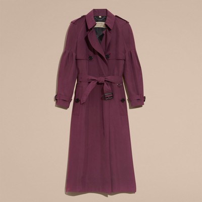 burberry silk coat