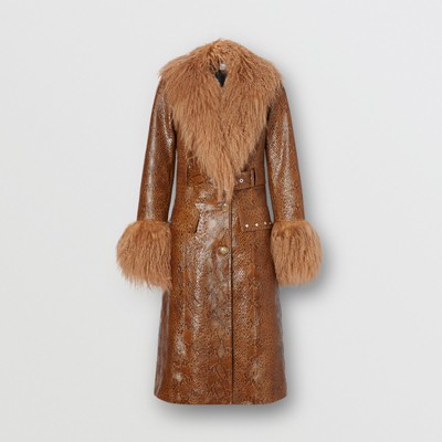 burberry coat womens brown