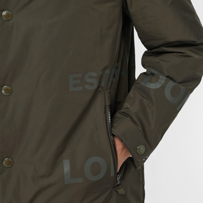 khaki hooded coat