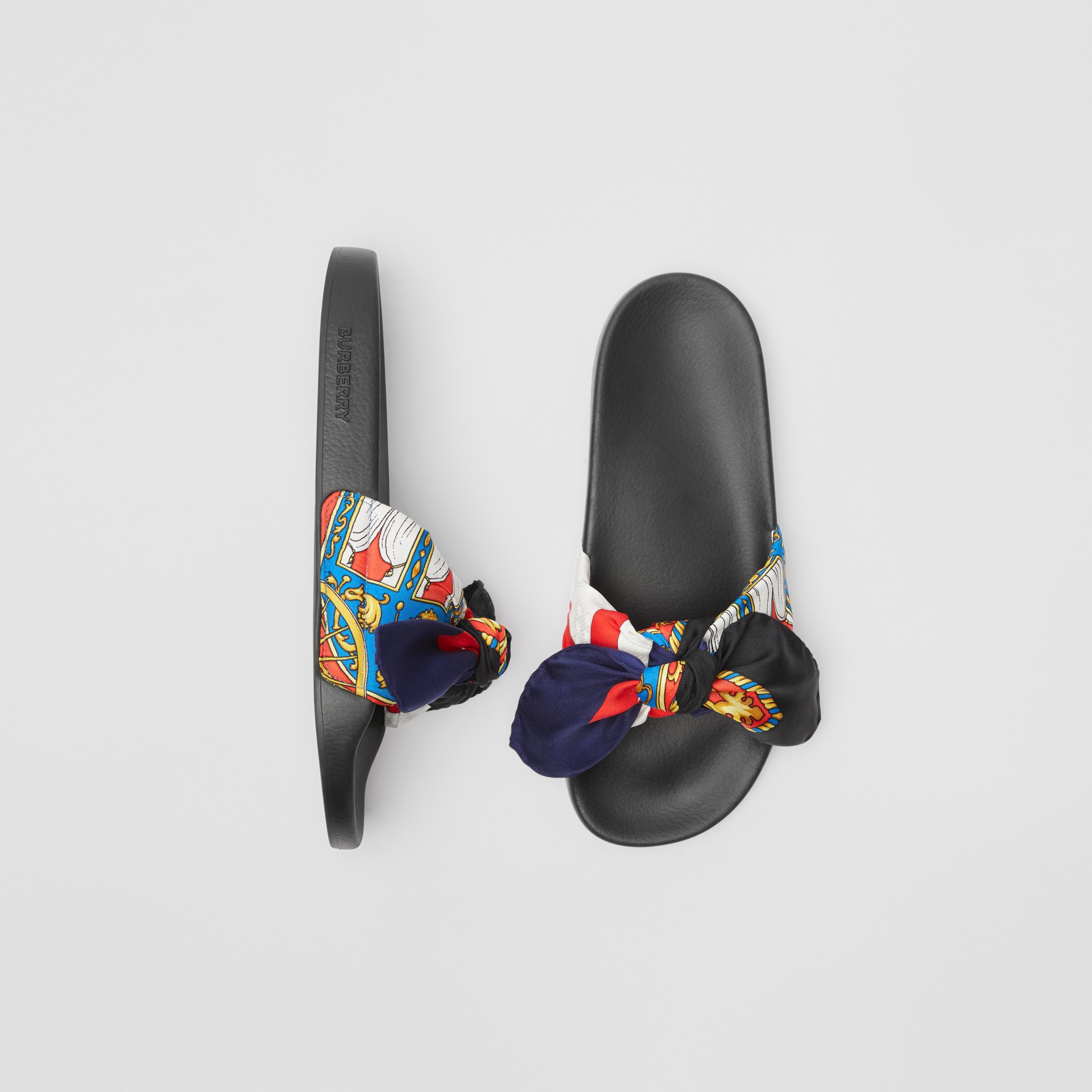 burberry bow slides
