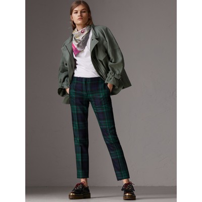 burberry print trousers