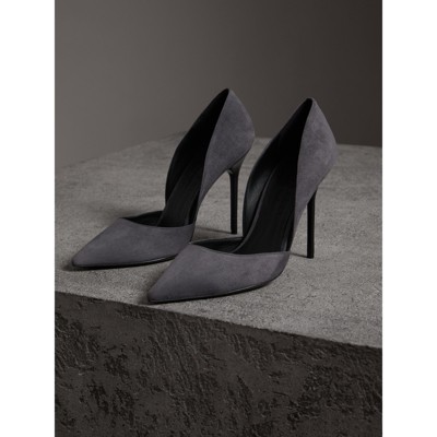 burberry pumps grey