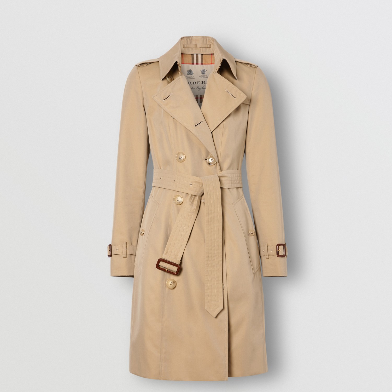 Trench coat Heritage The Chelsea (Miele) - Donna | Sito ufficiale Burberry®