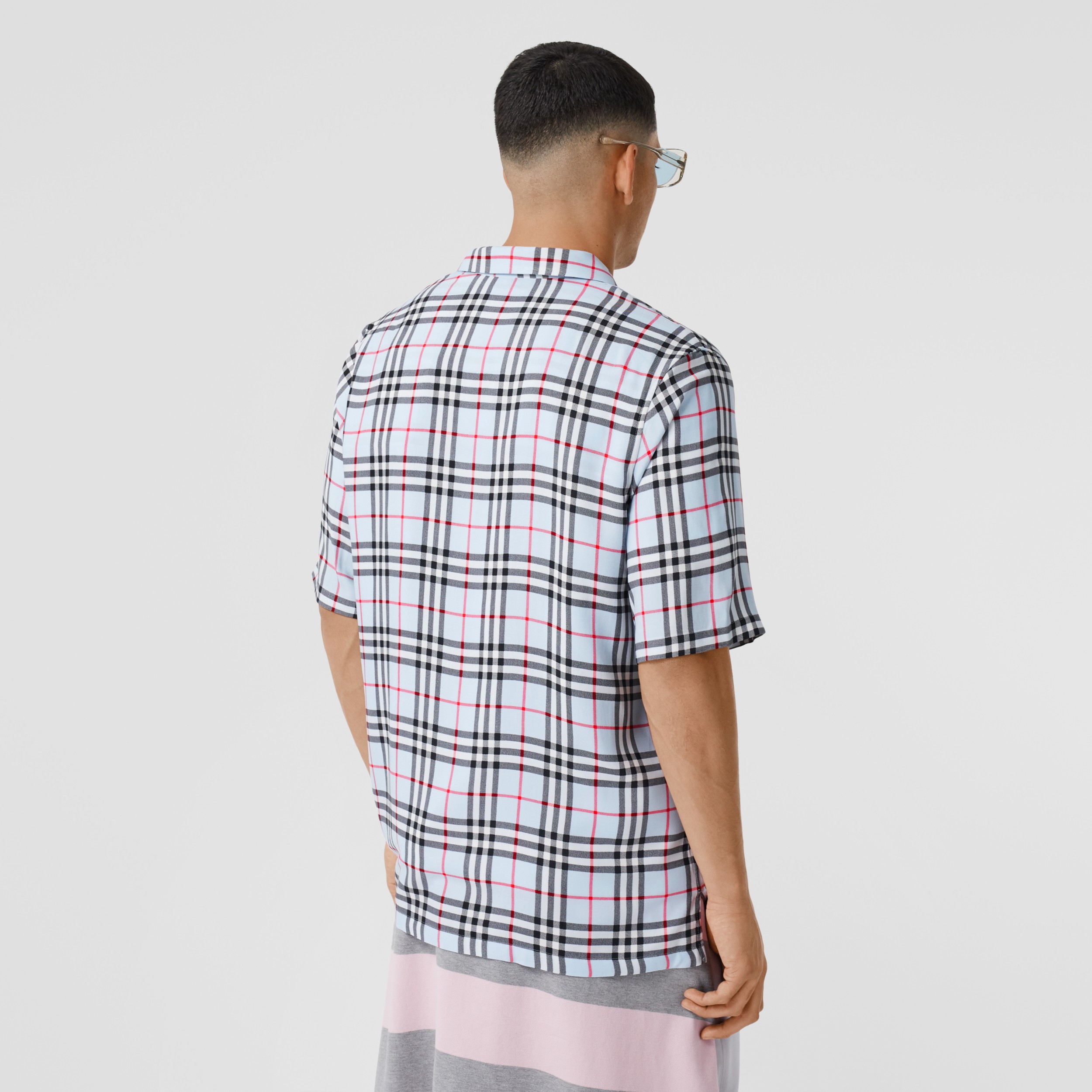 burberry men's short sleeve shirts