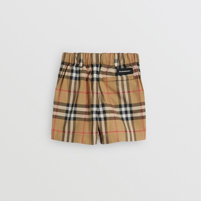 burberry vintage check shorts