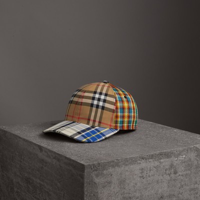 burberry check cap