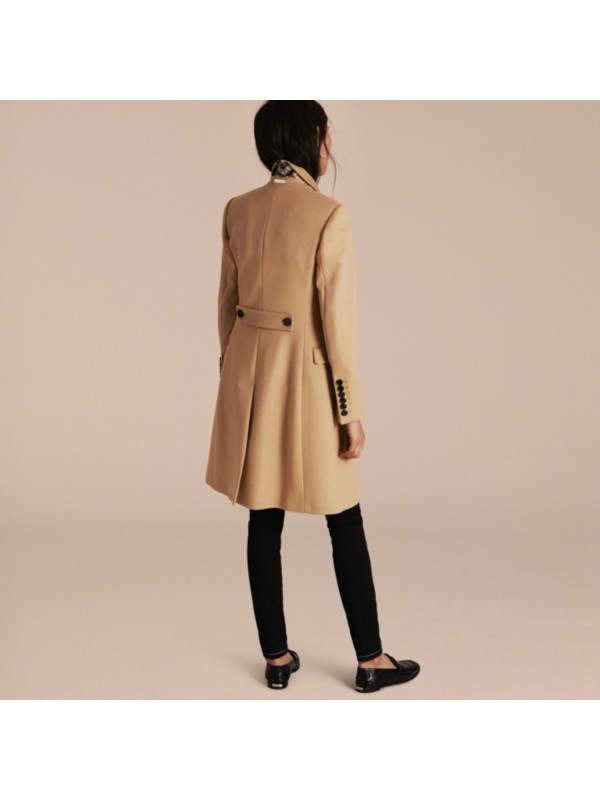 Tailored Wool Cashmere Coat in Camel - Women | Burberry United States
