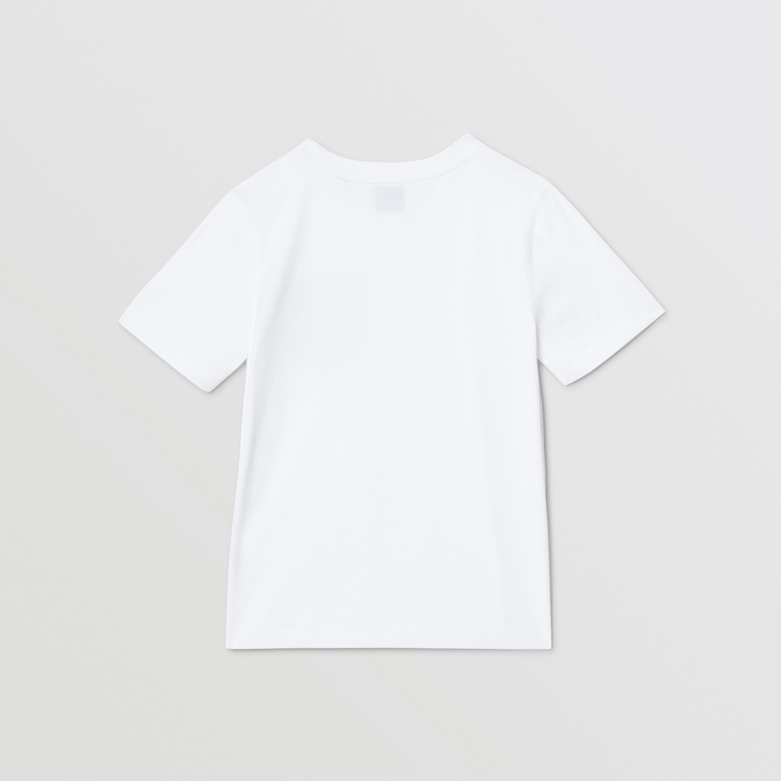 アイコンストライプポケット コットンtシャツ ホワイト アーカイブベージュ バーバリー