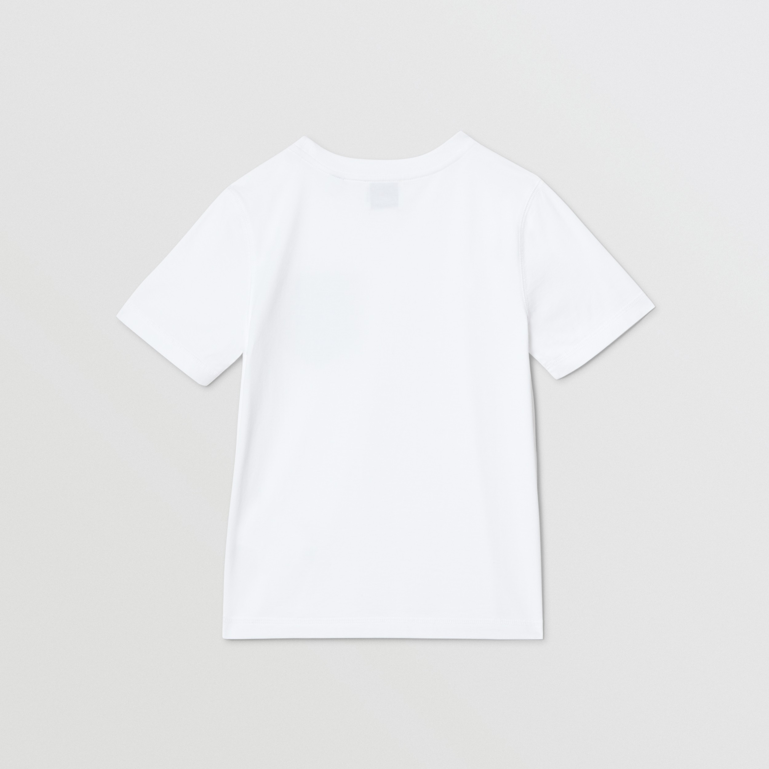 アイコンストライプポケット コットンtシャツ ホワイト アーカイブベージュ バーバリー