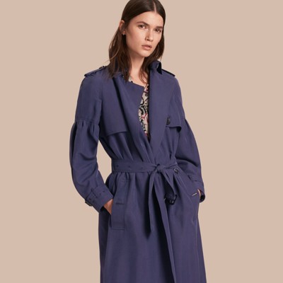 burberry trench coat womens purple