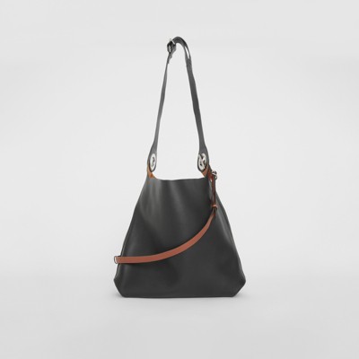 burberry the leather grommet detail backpack