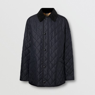 burberry heritage diamond quilted jacket