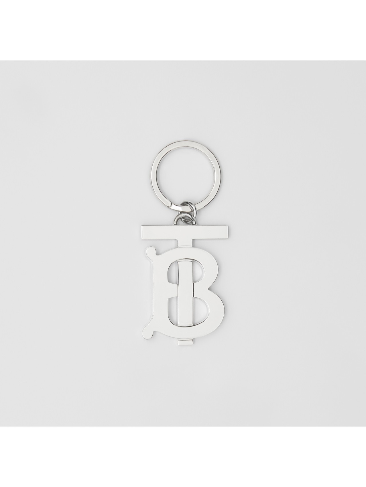 Porte-clés plaqué palladium Monogram in Argent