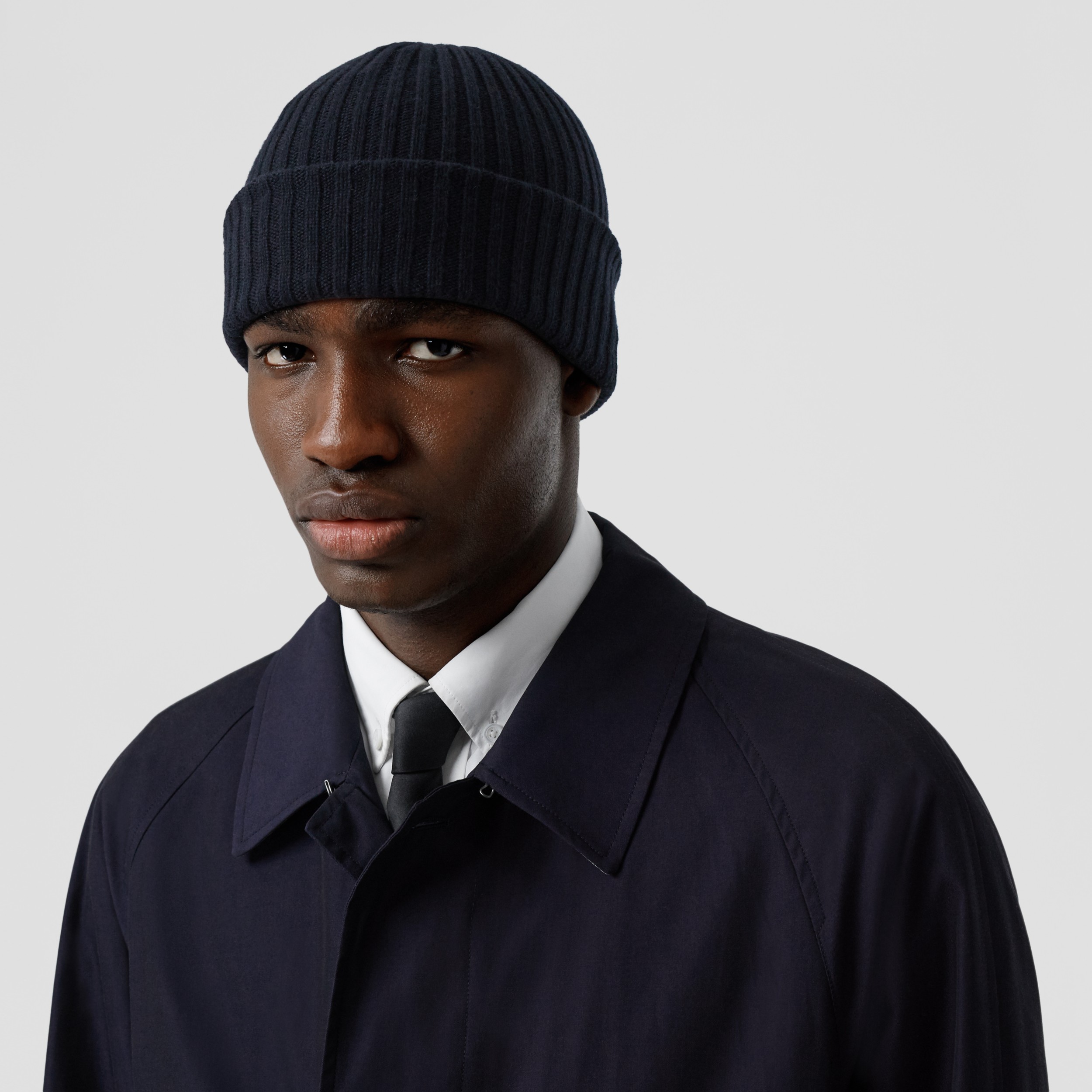 The Camden Car Coat in Blue Carbon Men Burberry® Official