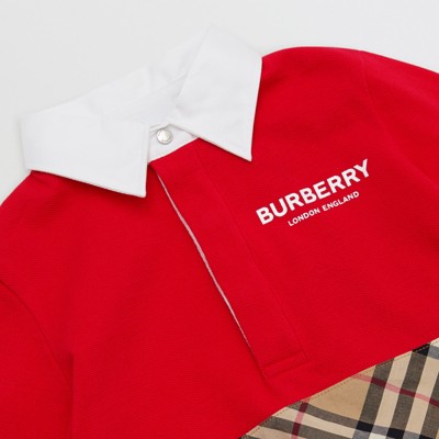 burberry polo shirt kids red