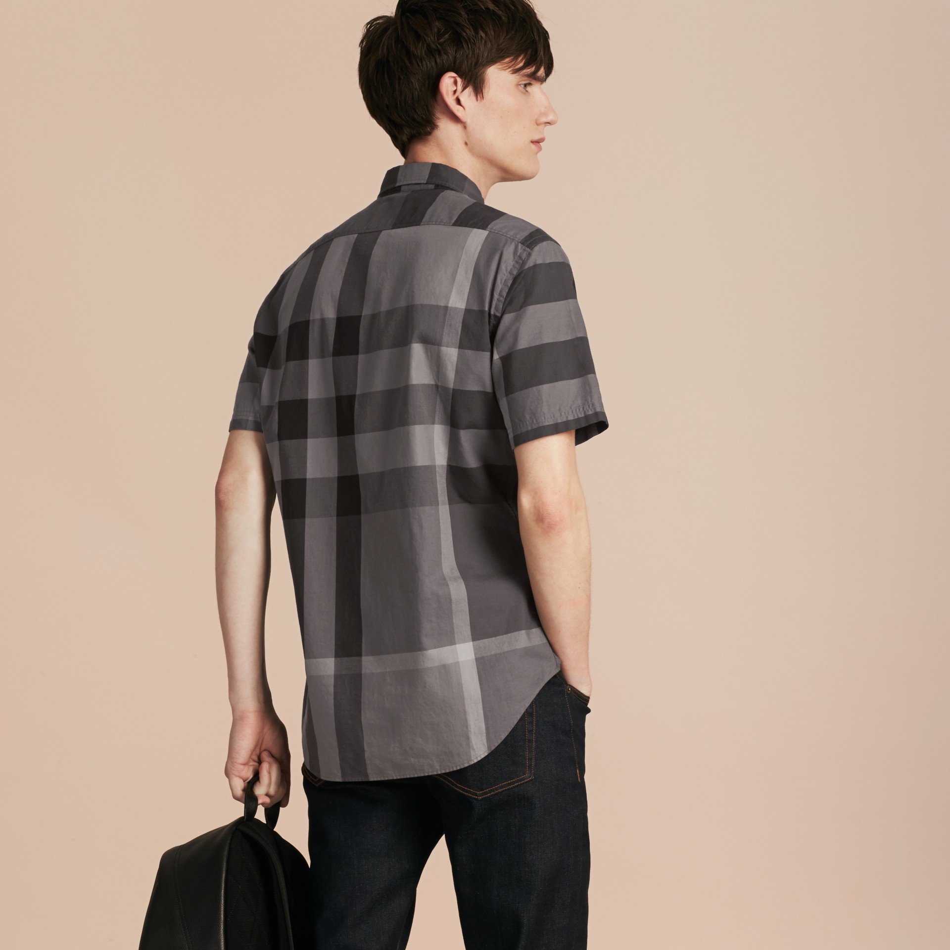 mens short sleeve burberry shirts