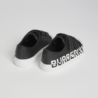 Burberry logo print leather sneakers Outlet
