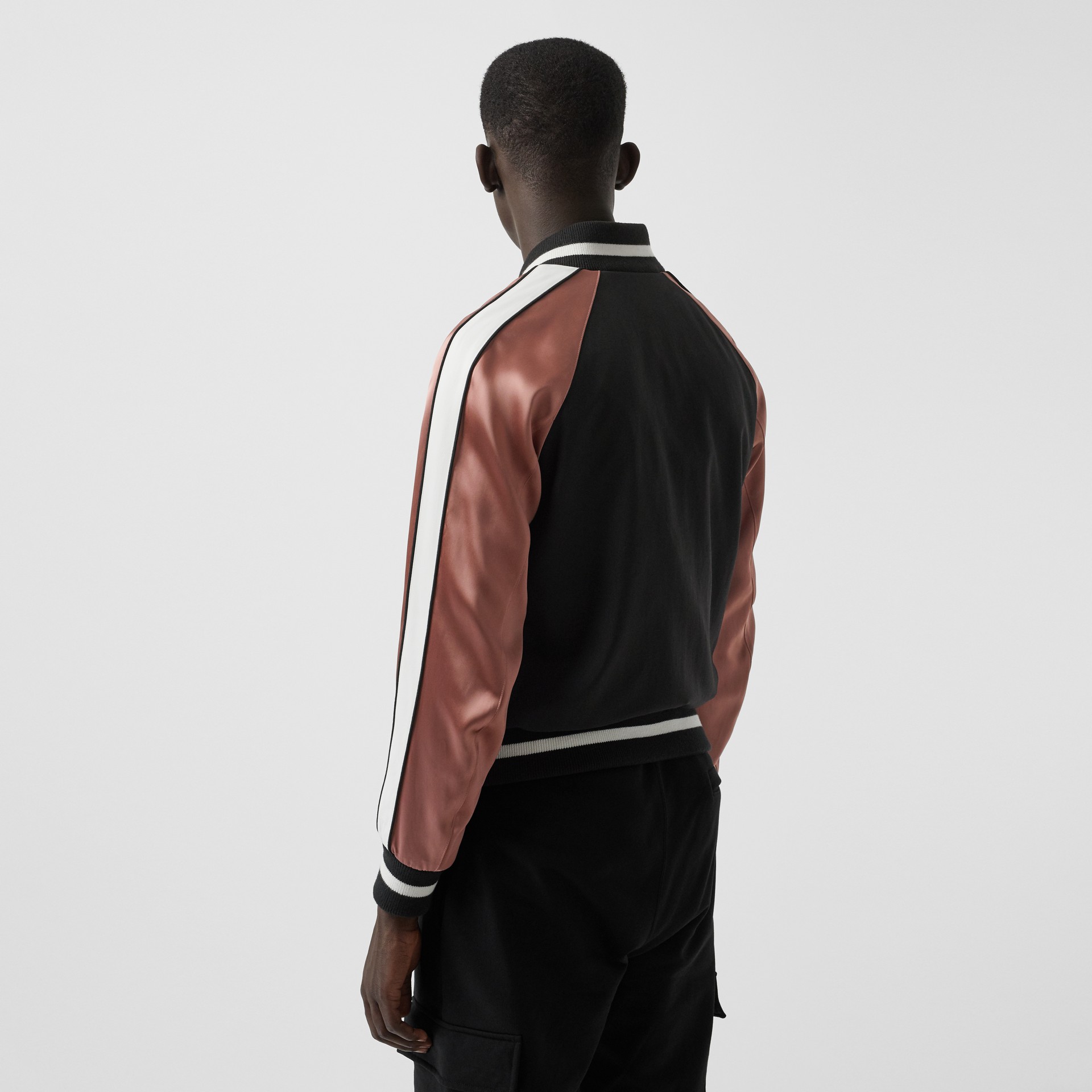 Ekd Logo Nylon Varsity Jacket In Black Men Burberry Canada Ekd Logo Nylon Varsity Jacket In Black Men Burberry Canada Gallery Image 2
