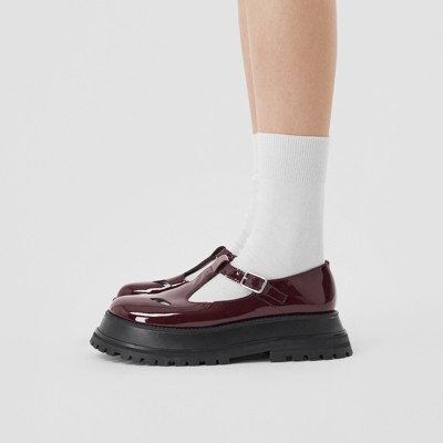 oxblood mary janes