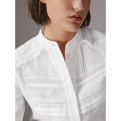 burberry lace shirt