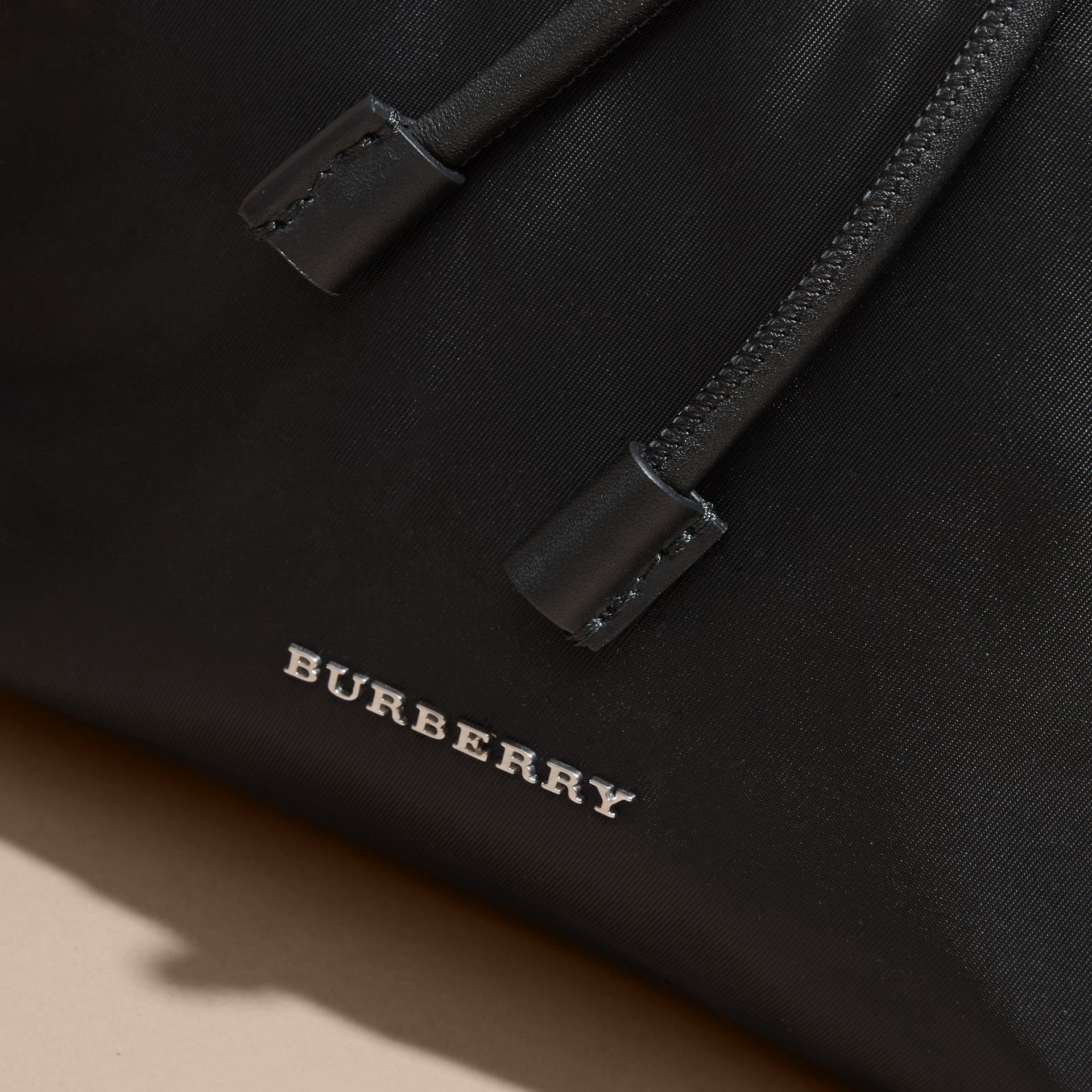 The Medium Rucksack in Nylon and Leather | Burberry