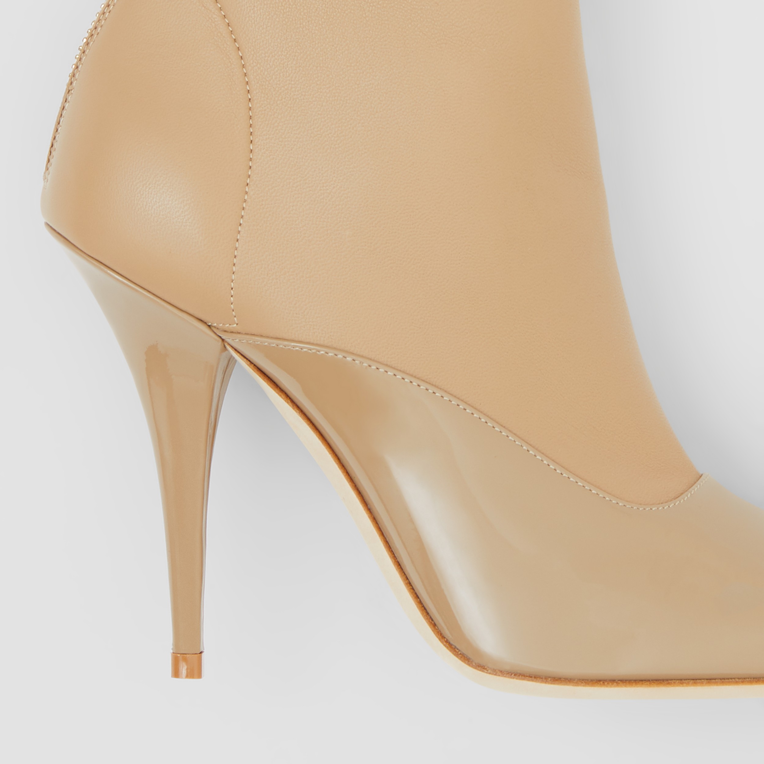 burberry leather ankle boots