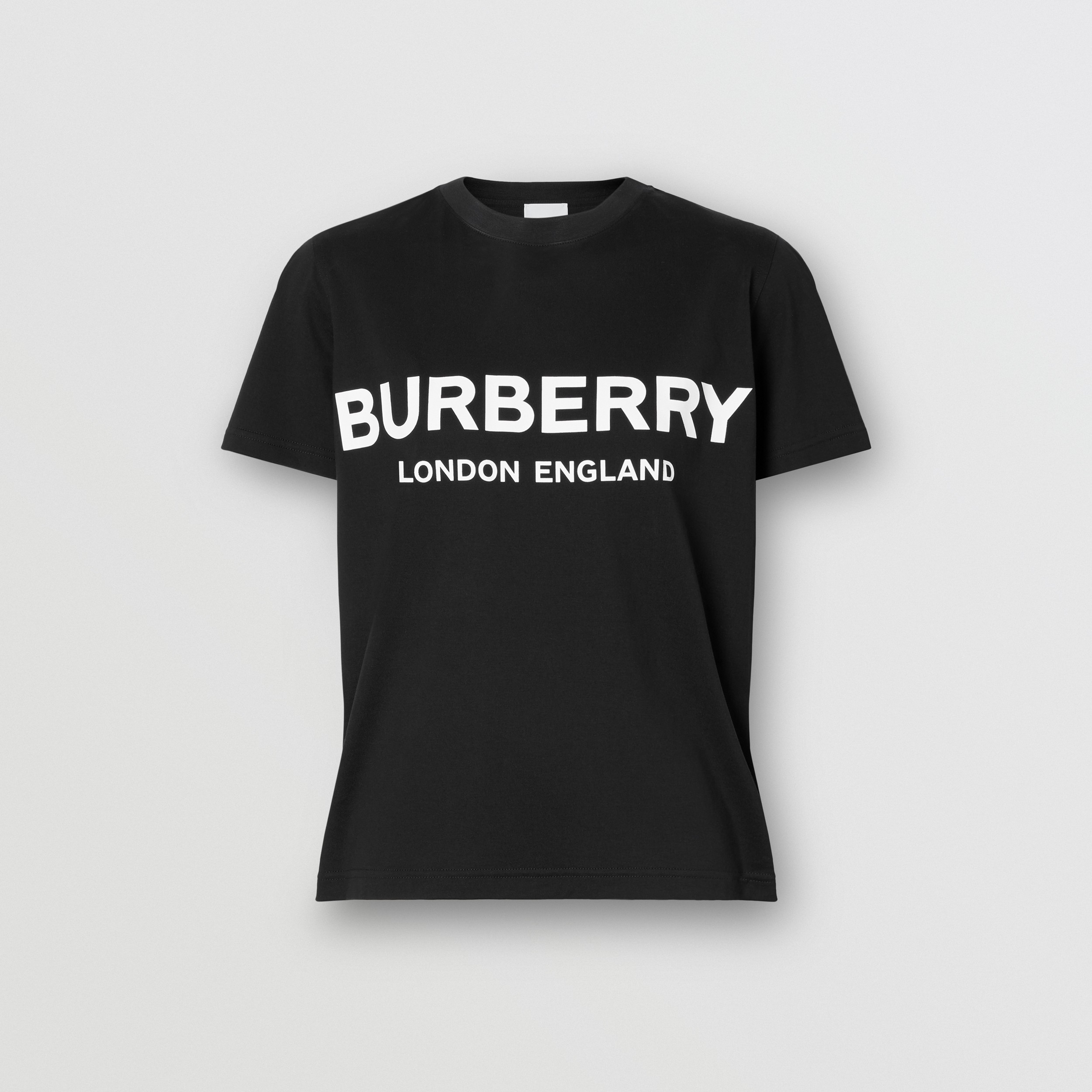 Baumwoll-T-Shirt mit Burberry-Logo (Schwarz) - Damen | Burberry® - 4