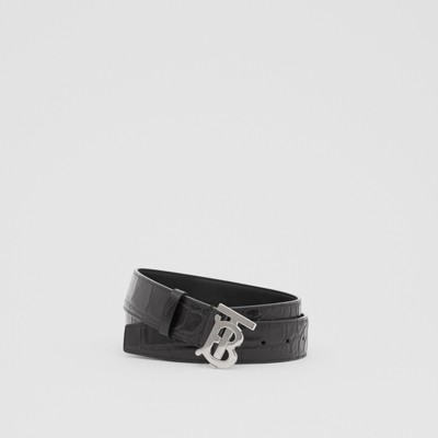 burberry belt black