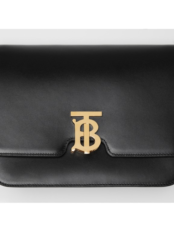 Leather TB Bag in Black - Women | Burberry United States