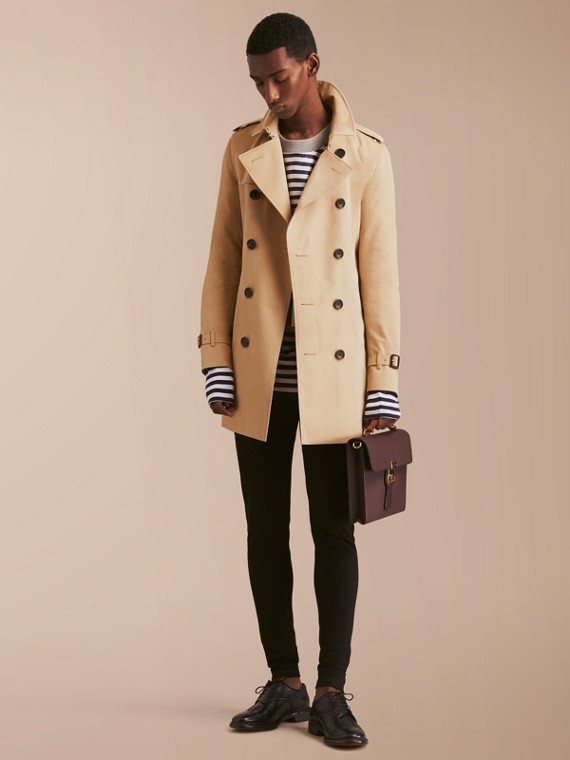 The Trench Coat Is New Leather Jacket Photos Gq Quilted Parka With Patches