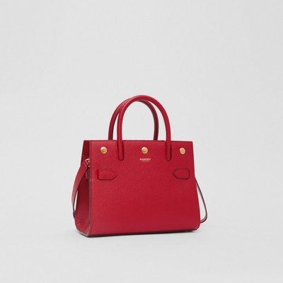 burberry bag with red handle