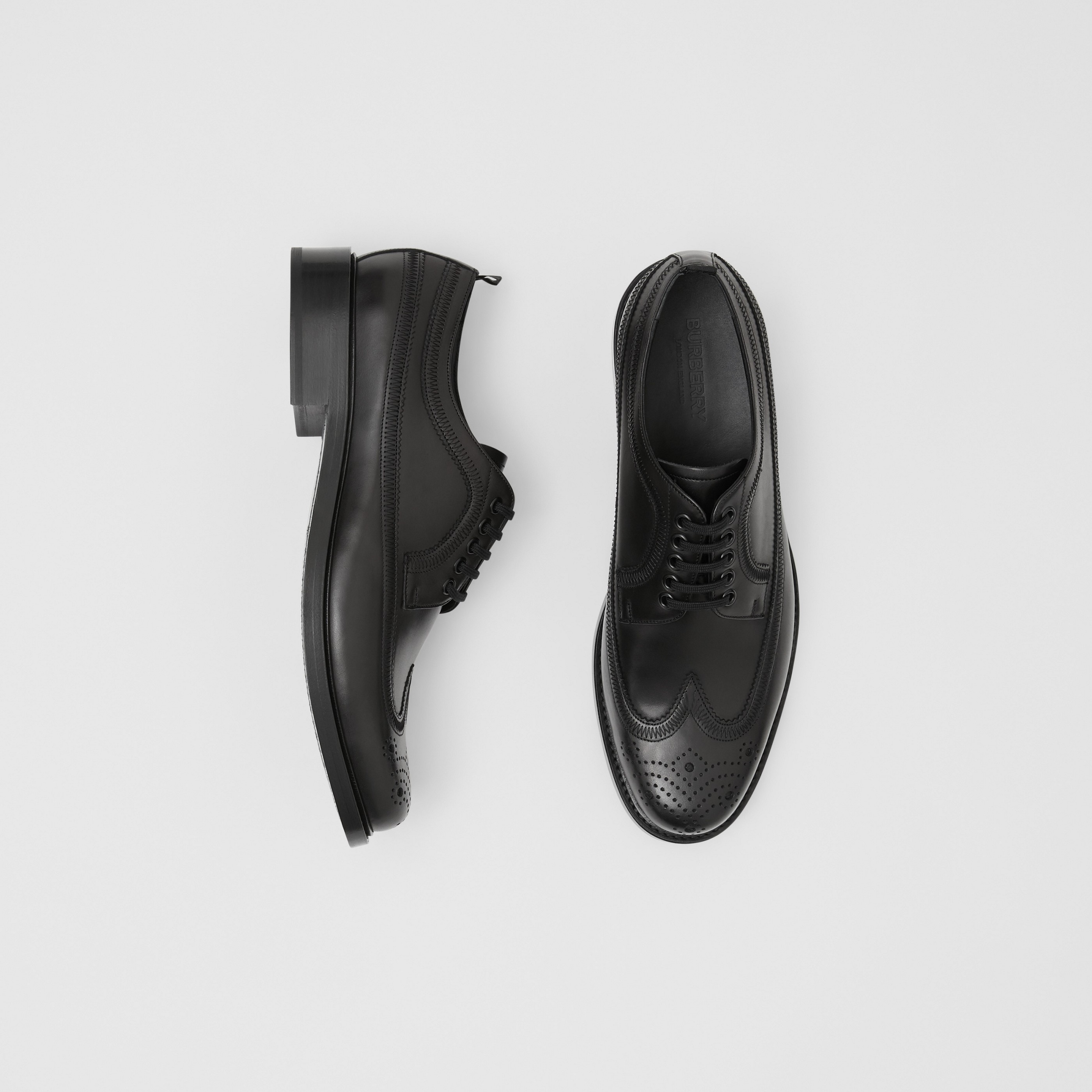 Buy THE ROYALEPEACOCK Black Leather Derby Single Monk Strap Formal Buy THE ROYALEPEACOCK Black Leather Derby Single Monk Strap Formal