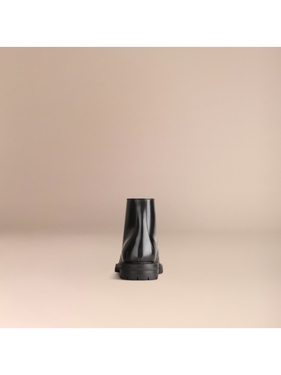 burberry lace up boots