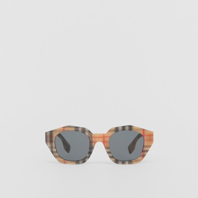 burberry geometric sunglasses