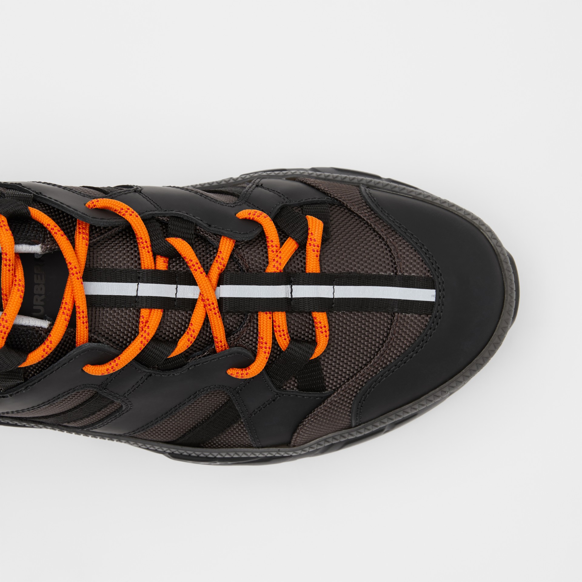 mesh and nubuck union sneakers