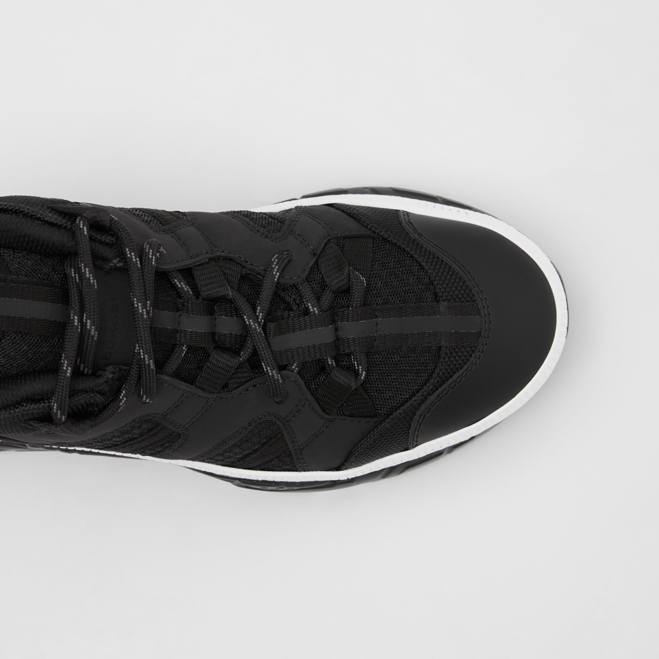 mesh and nubuck union sneakers