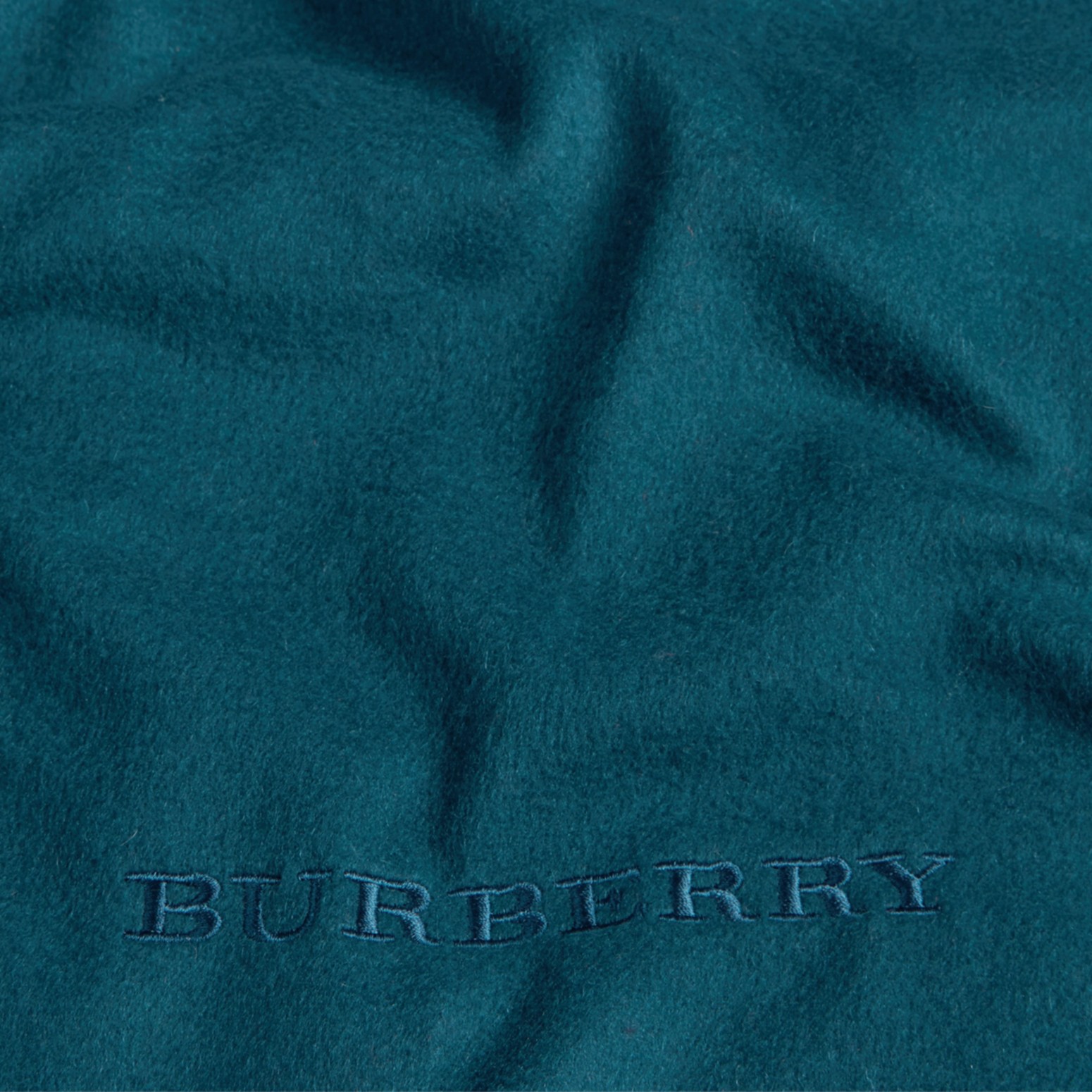 Cashmere Blanket Dark Teal Burberry