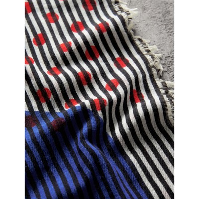 burberry striped scarf