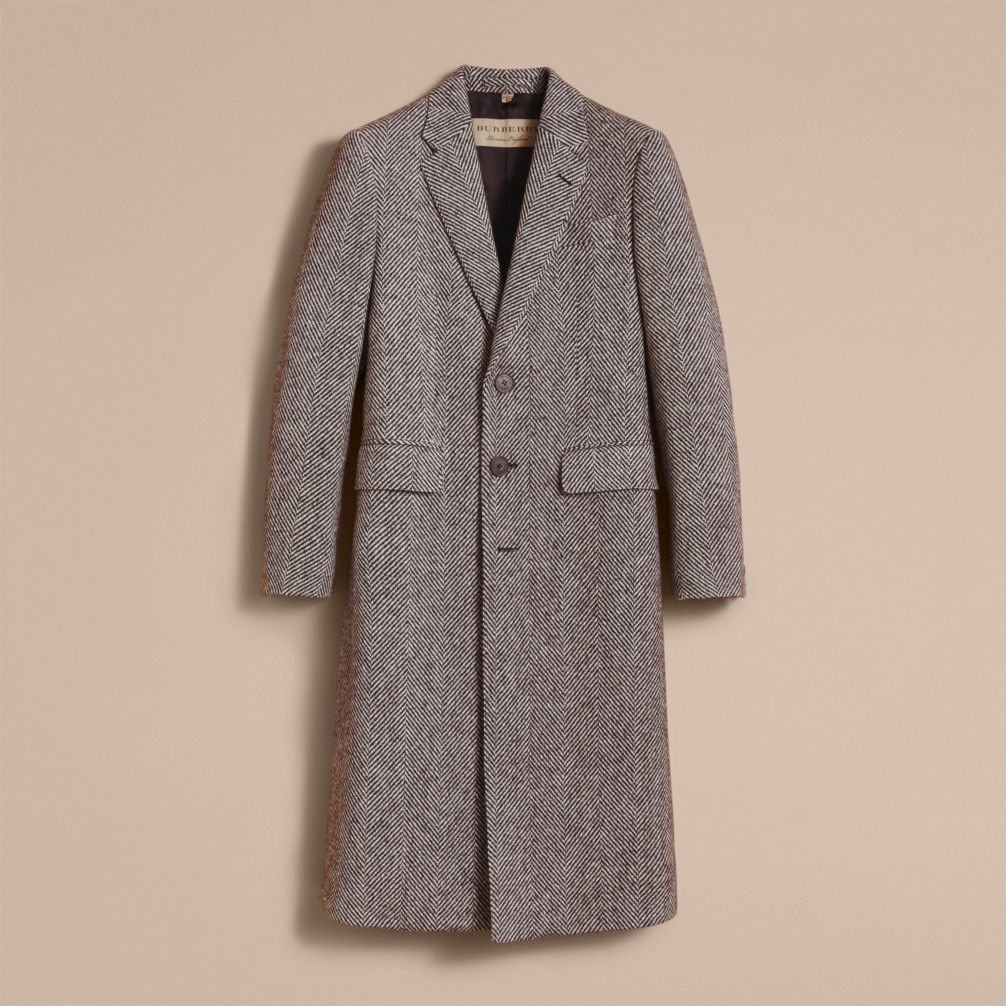 多尼盖尔人字纹羊毛大衣 产品图片31