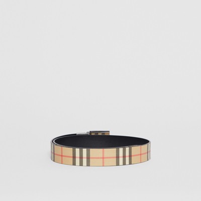 burberry plaid belt