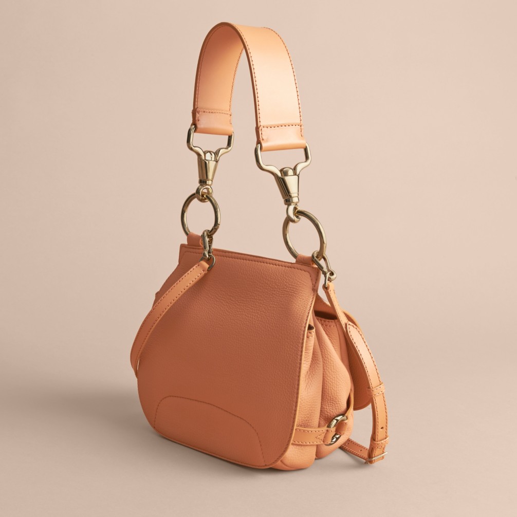 浅柑橘色 the bridle - 鹿皮马勒包 产品图片41