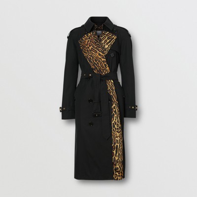 burberry leopard coat